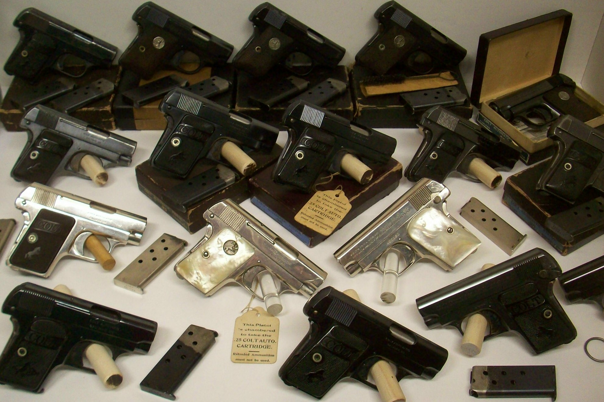 Colt Model 1908 Hammerless Vest Pocket Pistol Parts